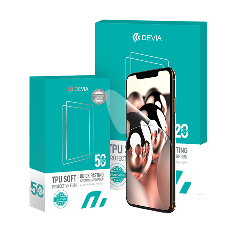 Screen Protector Cutter - Devia TPU Zachte Beschermfolie HD Explosiebestendig