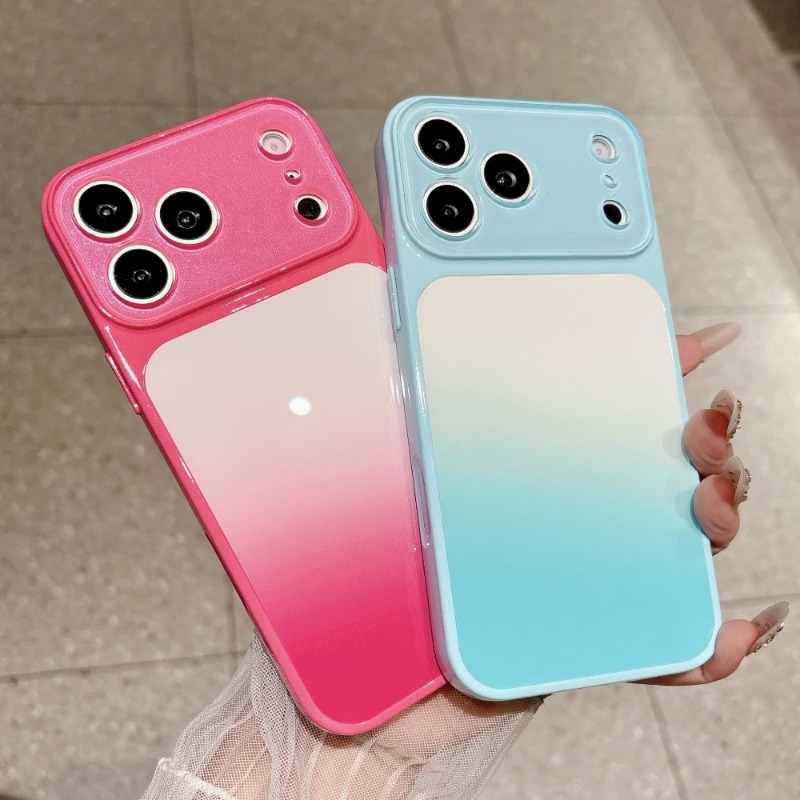 Camera Lens Protector - Telefoonhoesje met snoepkleurverloop voor iPhone 18