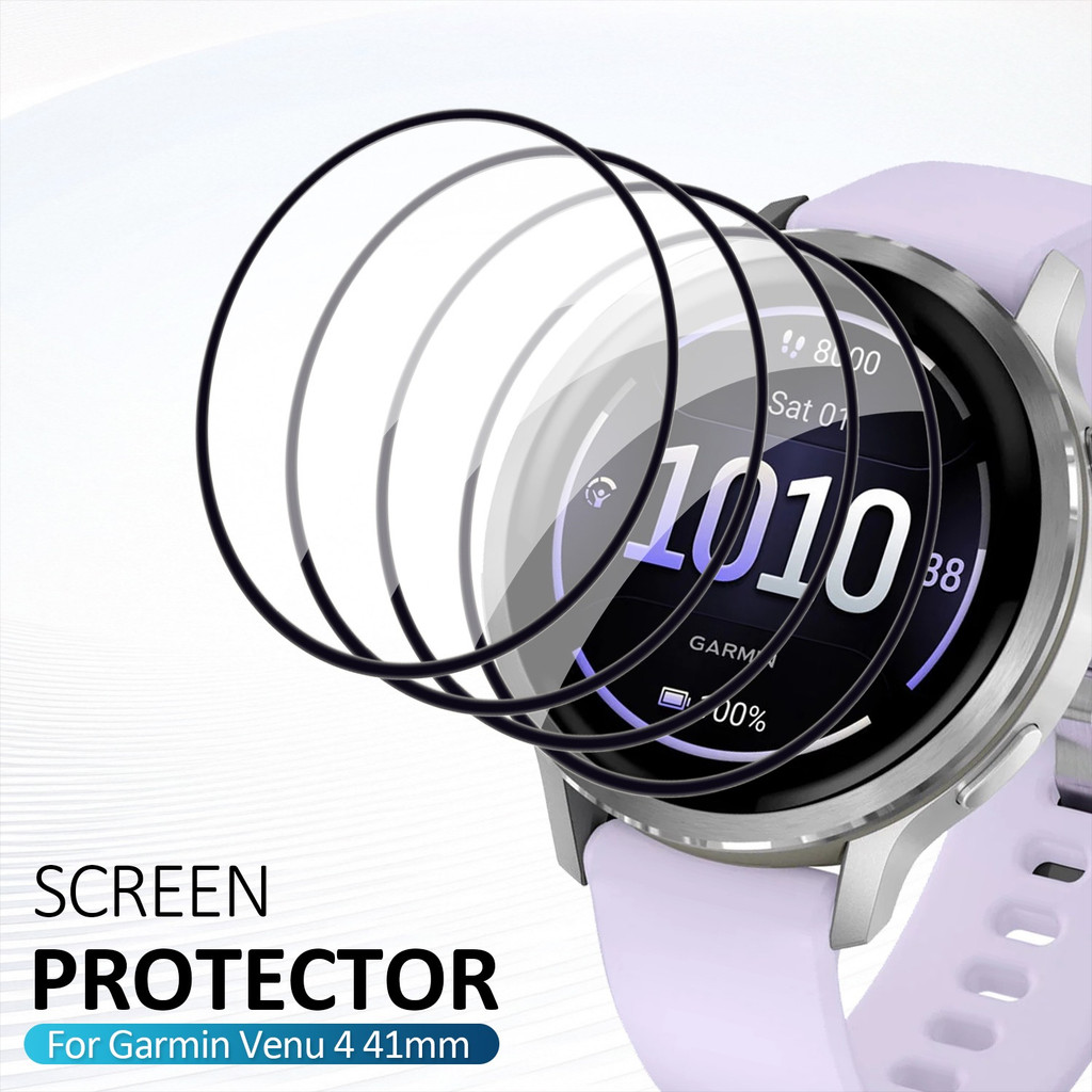 Hydrogel Screen Protector - 4 stuks HD-schermbeschermers voor Garmin Venu
