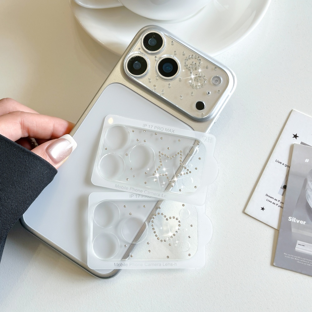 Luxe Diamant 3D Hart Glazen Ca - Camera Lens Protector recensie en prijs