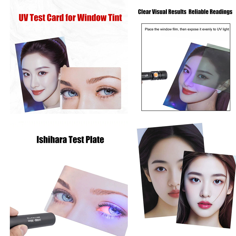 Blauw Licht & UV Testkaart voo - Anti Blue Light Film recensie en prijs