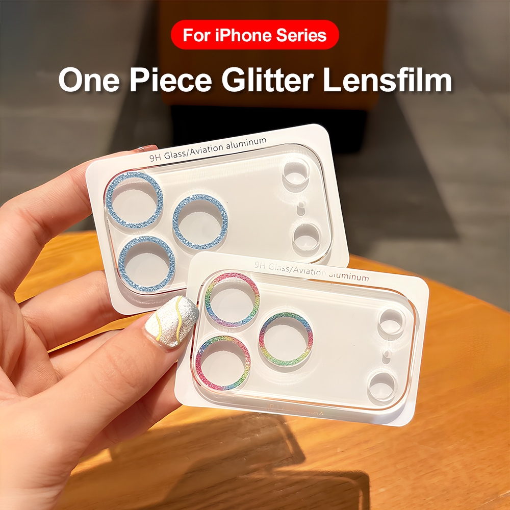 Glitter Camera Lensbeschermer  - Tempered Glass Screen 9H recensie en prijs